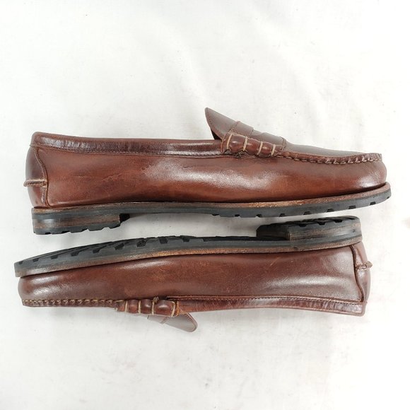 Allen Edmonds Gorham Mens Leather Penny Loafers - Picture 6 of 8